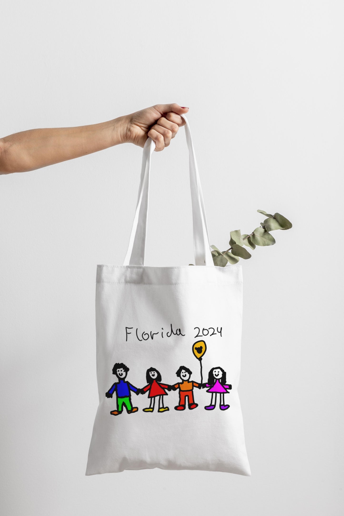 Personalised Kids Drawing Tote Bag