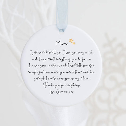 Thank you Mum Ceramic