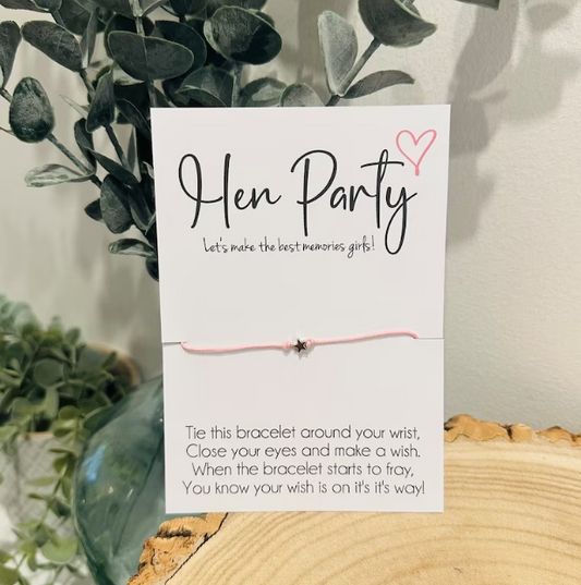 Hen Party Wish Bracelet