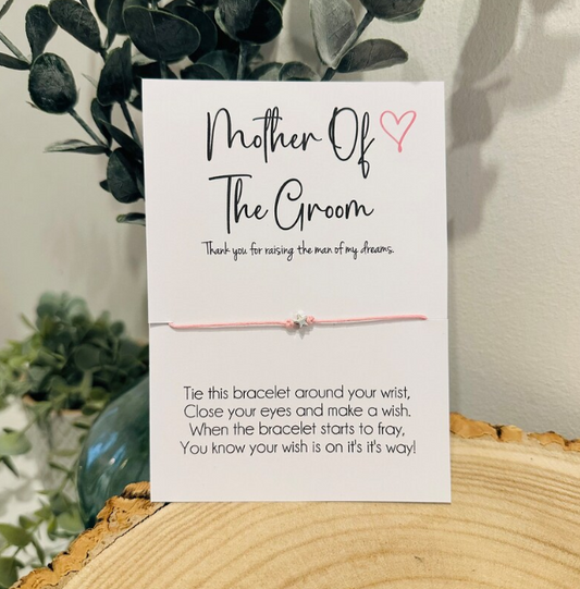 Mother Of The Groom Wish Bracelet