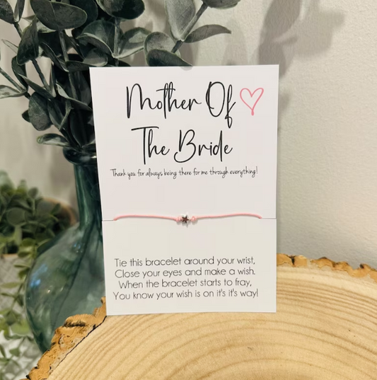 Mother Of The Bride Wish Bracelet