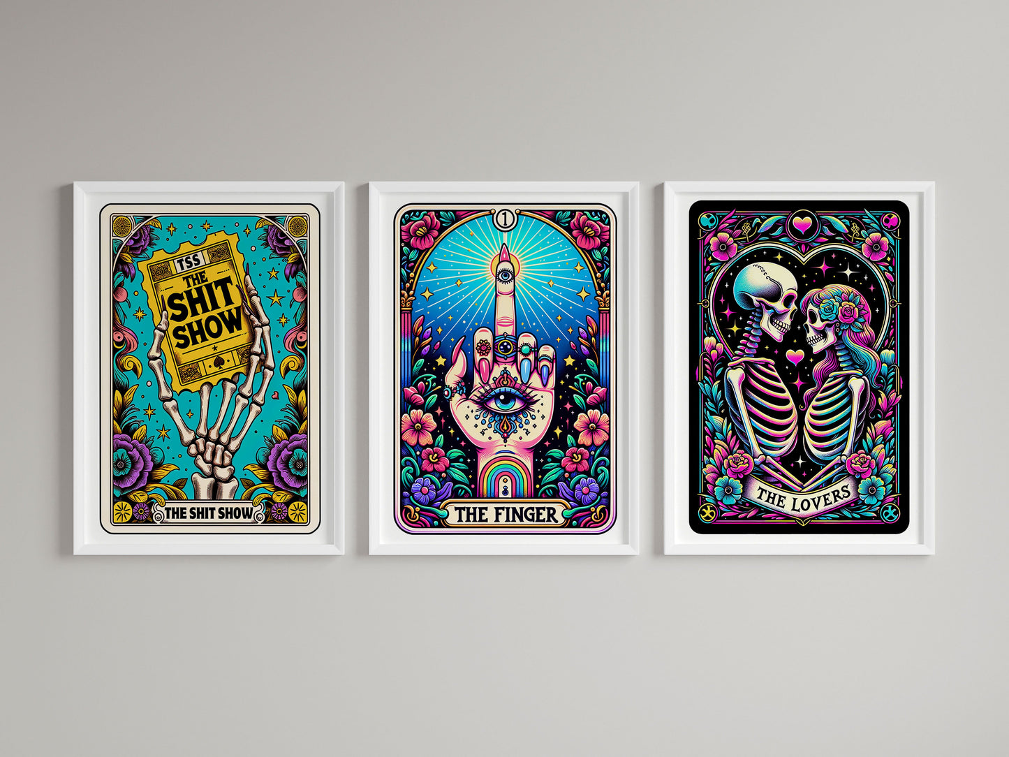 Overstimulated Mom Tarot Print