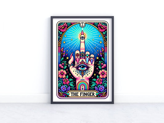 The Finger Tarot Print