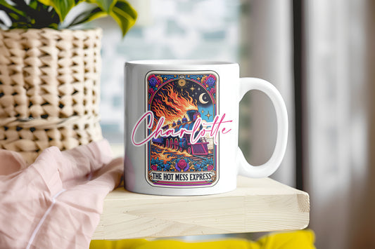 The Hot Mess Express Tarot Personalised Mug