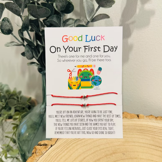 1st Day At School Wish Bracelet