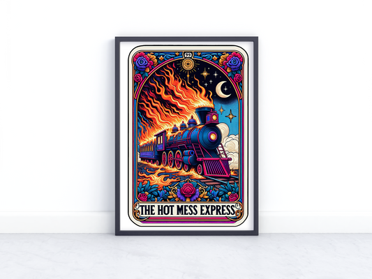 The Hot Mess Express Tarot Print