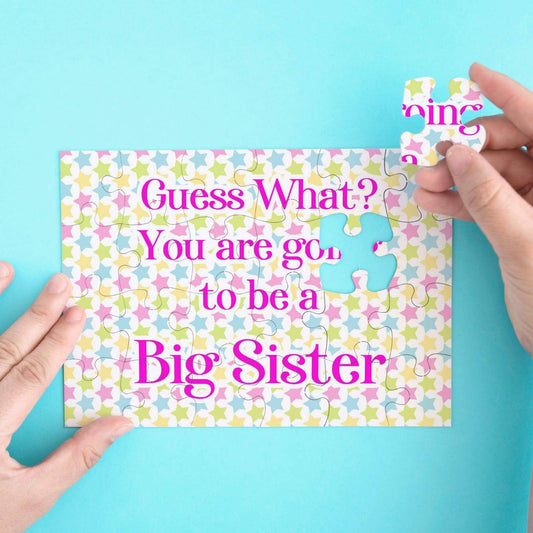 Personalised Big Sister Reveal Jigsaw