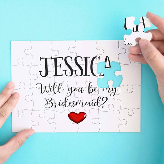 Personalised Bridal Party Proposal Jigsaw