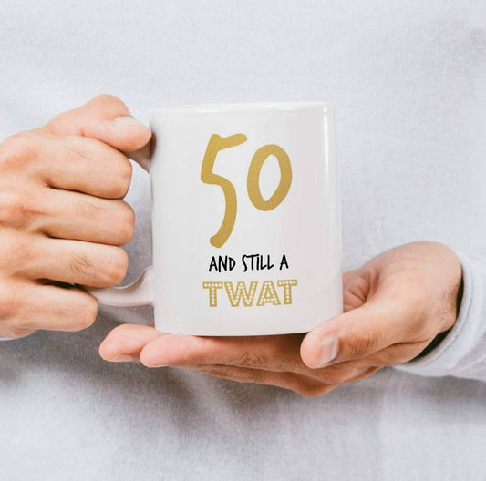 Personalised Birthday Twat Mug