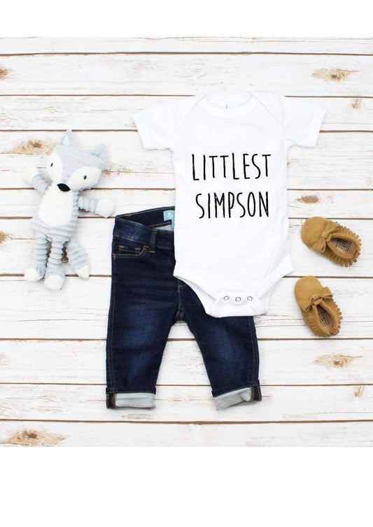 Personalised New Name Baby Vest