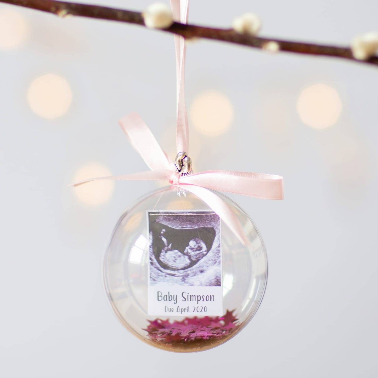 Personalised Photo Christmas Bauble