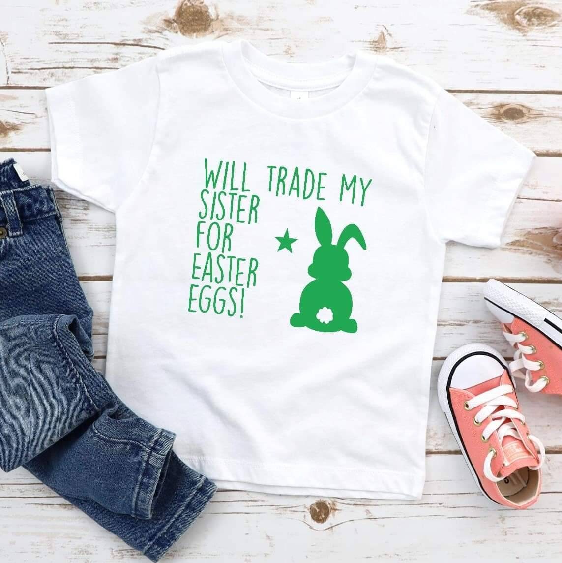 Personalised Funny Easter Tshirt