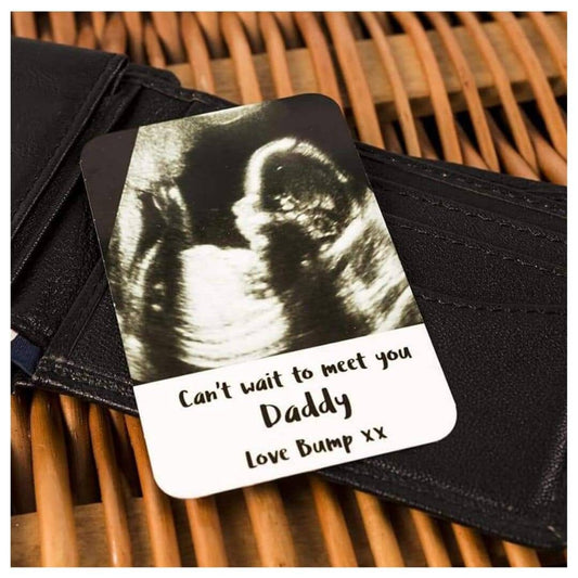 Personalised Baby Scan Wallet Card