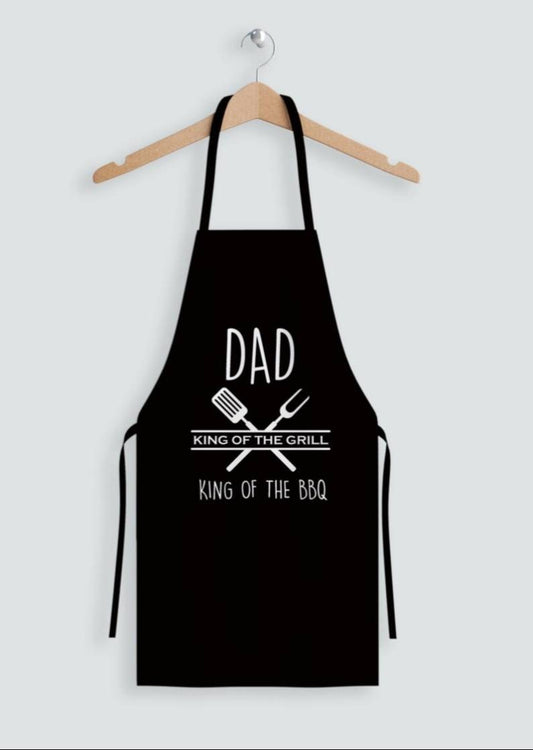 Personalised Dad King Of The BBQ Apron