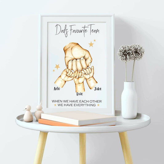 Personalised Family Hand Print