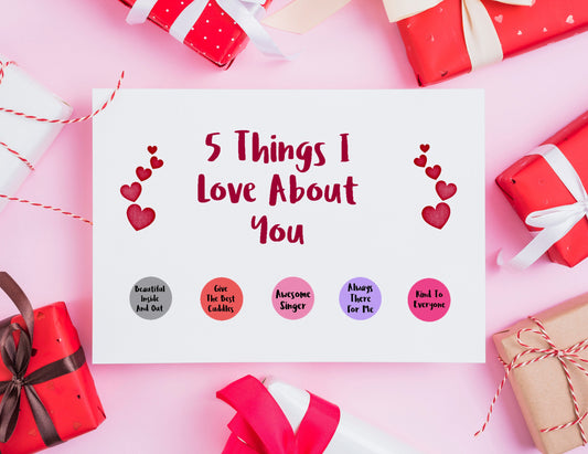 Personalised Valentines Scratchcard