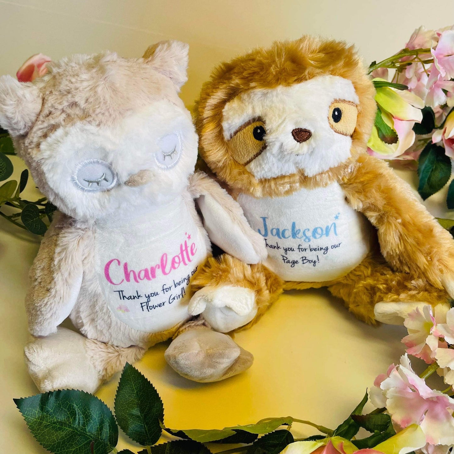 Personalised Thank You Flower Girl Teddy
