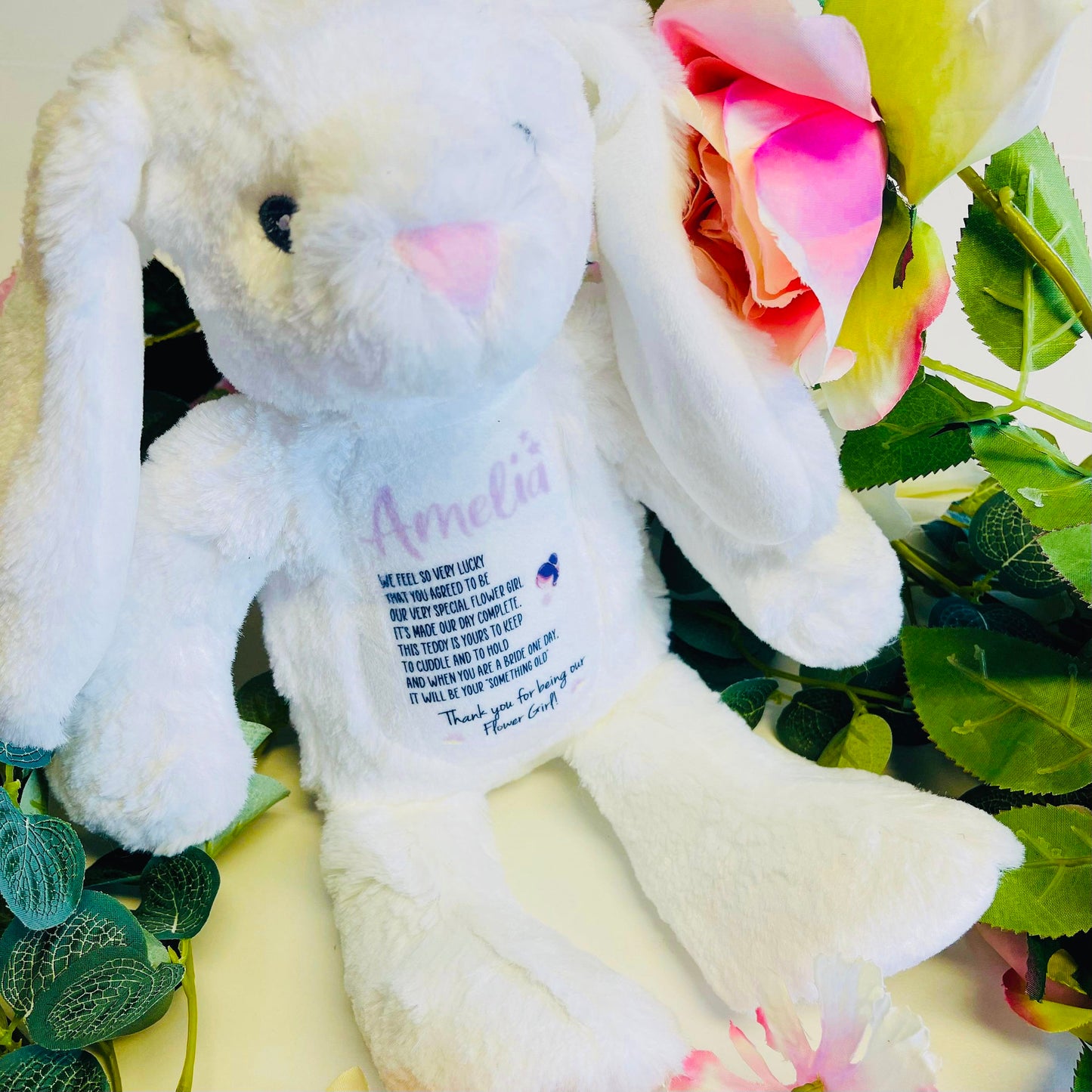 Personalised Thank You Flower Girl Teddy