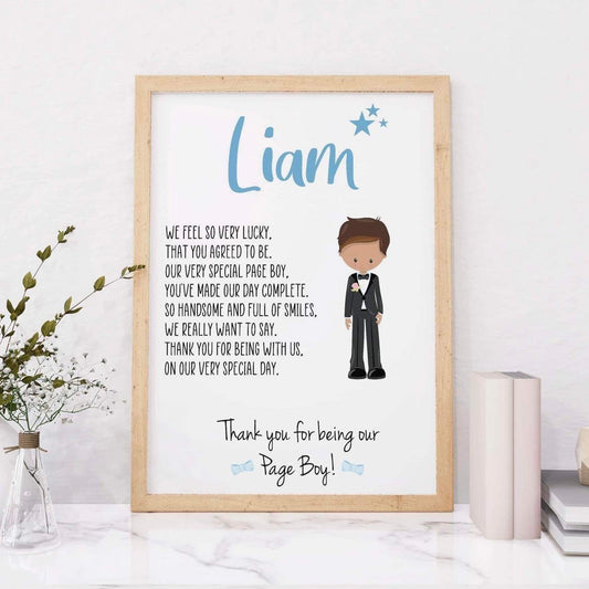 Personalised Page Boy Print