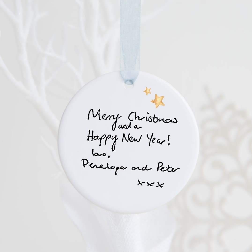 Personalised Handwriting Ceramic Keepsake