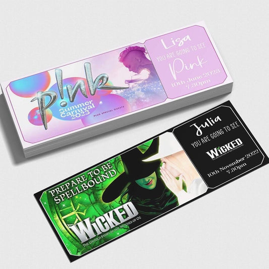 Personalised Concert Theatre Event Ticket
