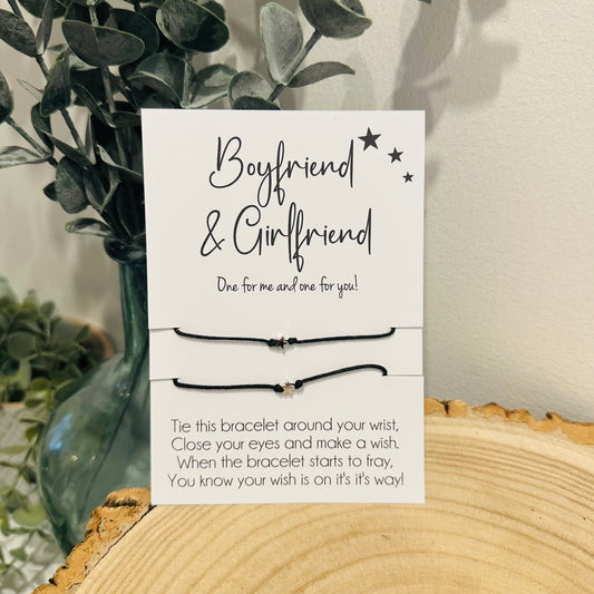 Boyfriend Girlfriend Wish Bracelet