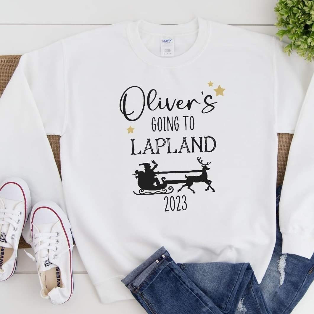 Personalised Going To Lapland Hoodie