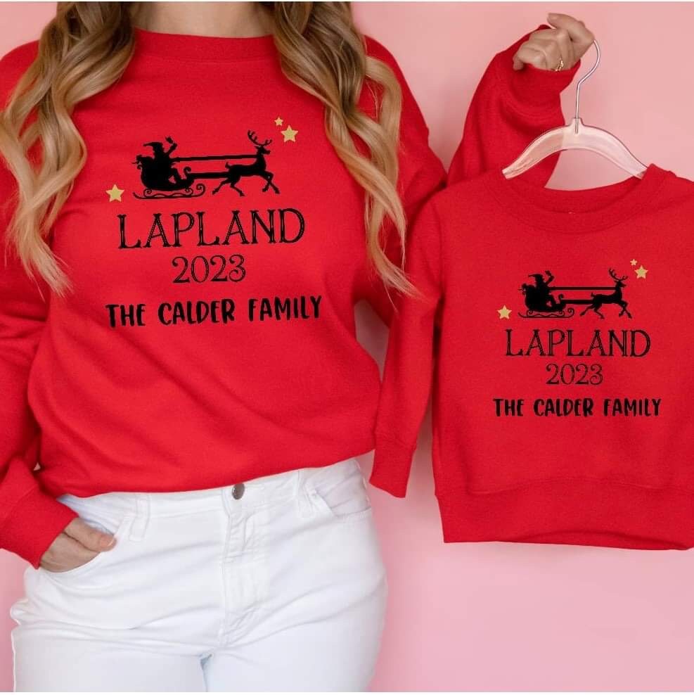 Personalised Going To Lapland Hoodie