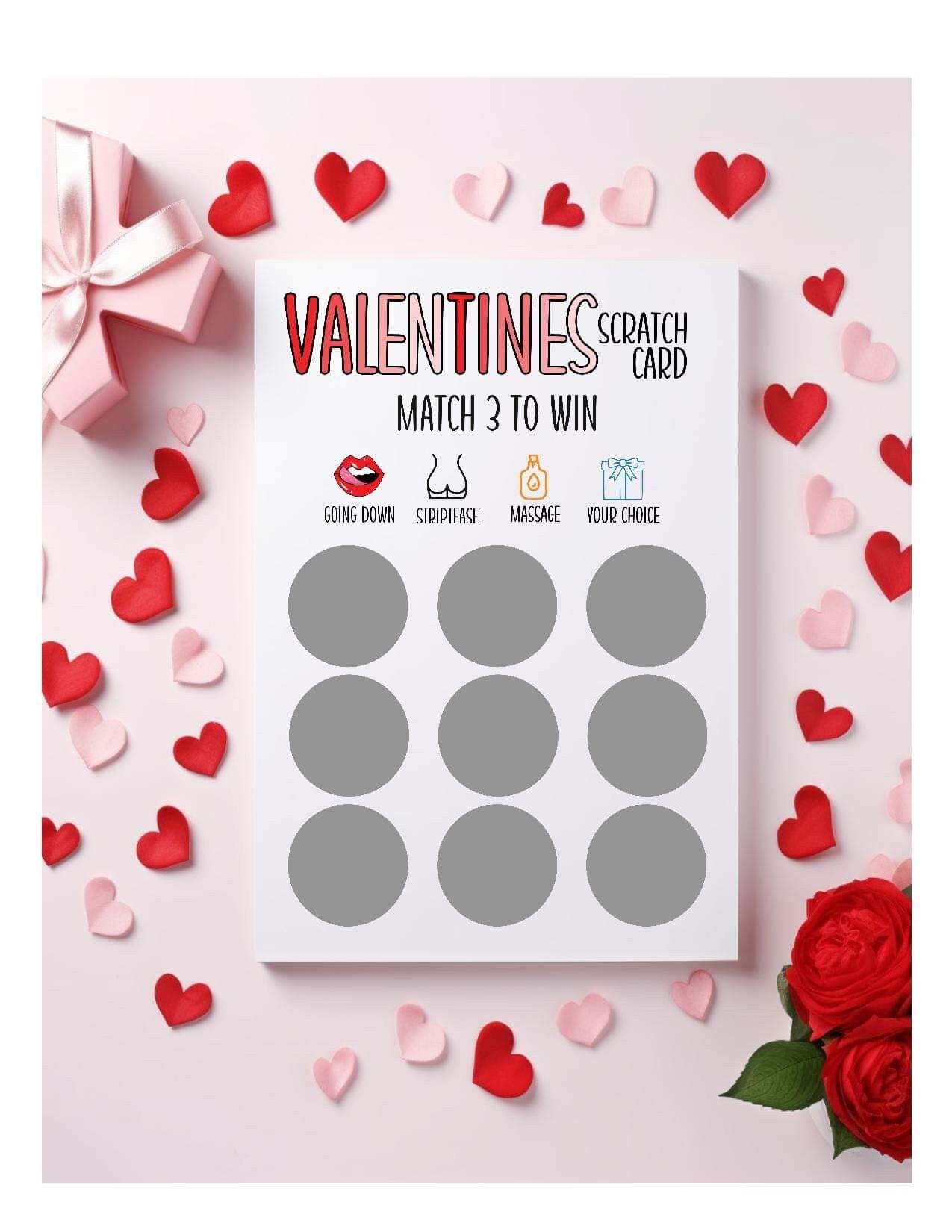 Valentines Scratchcard For Him