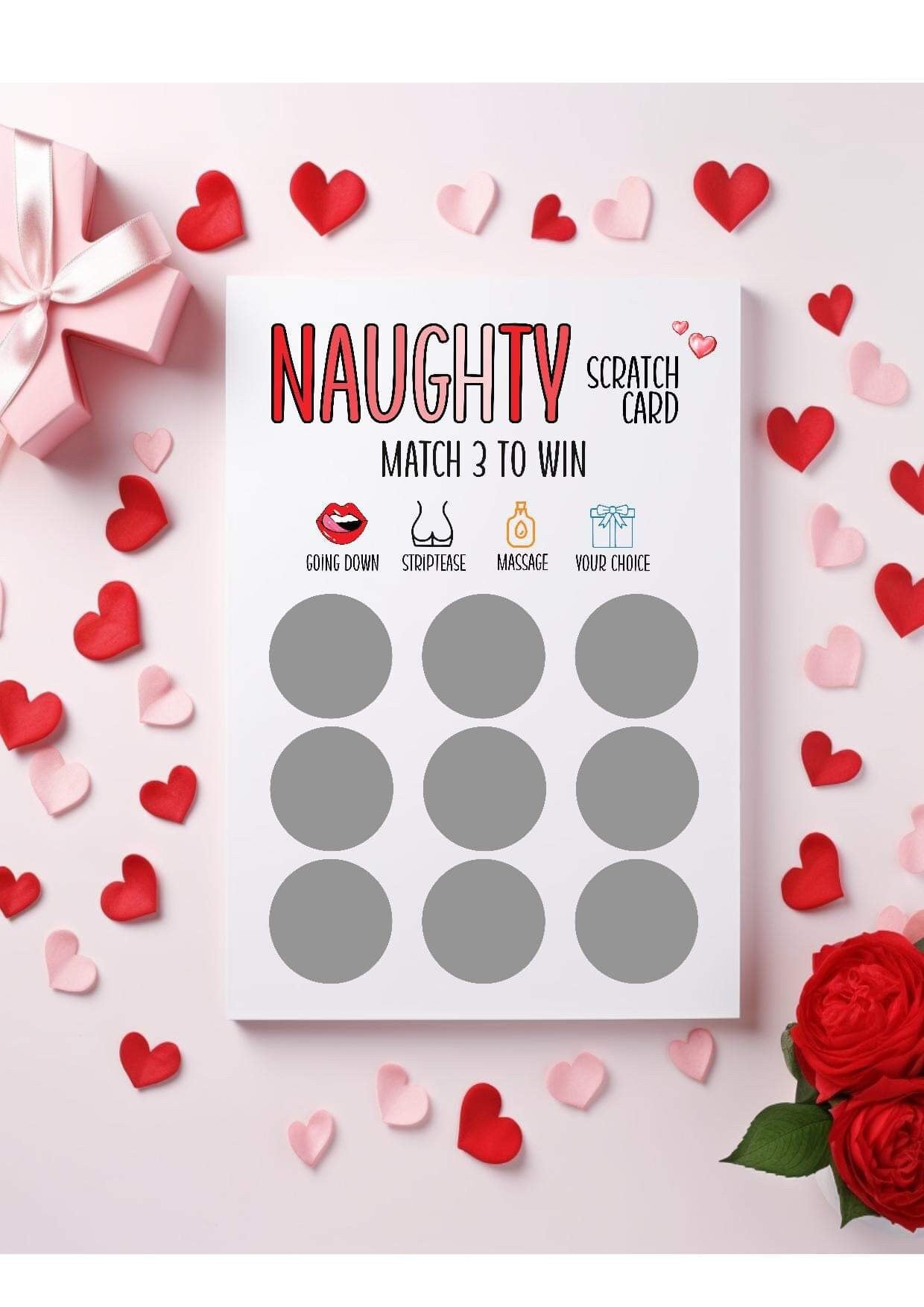 Valentines Scratchcard For Him