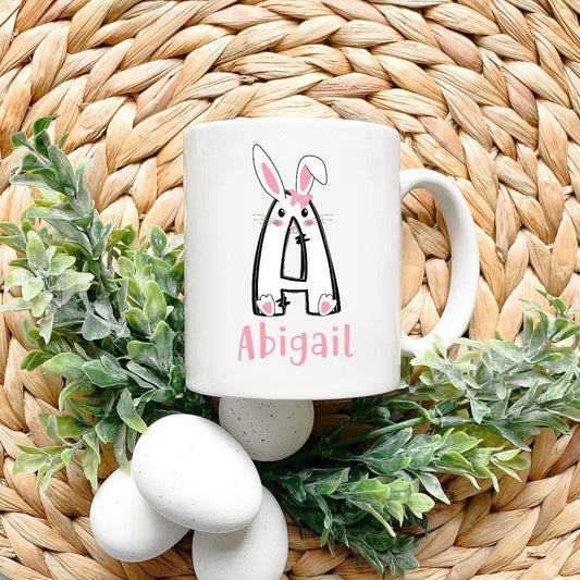 Personalised Easter Initial Mug