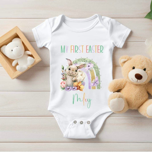 Personalised First Easter Baby Vest