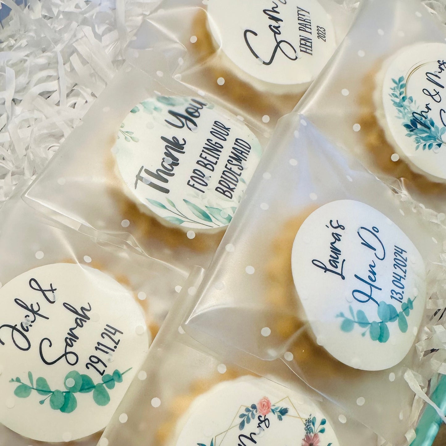 Personalised Wedding Favour Biscuits
