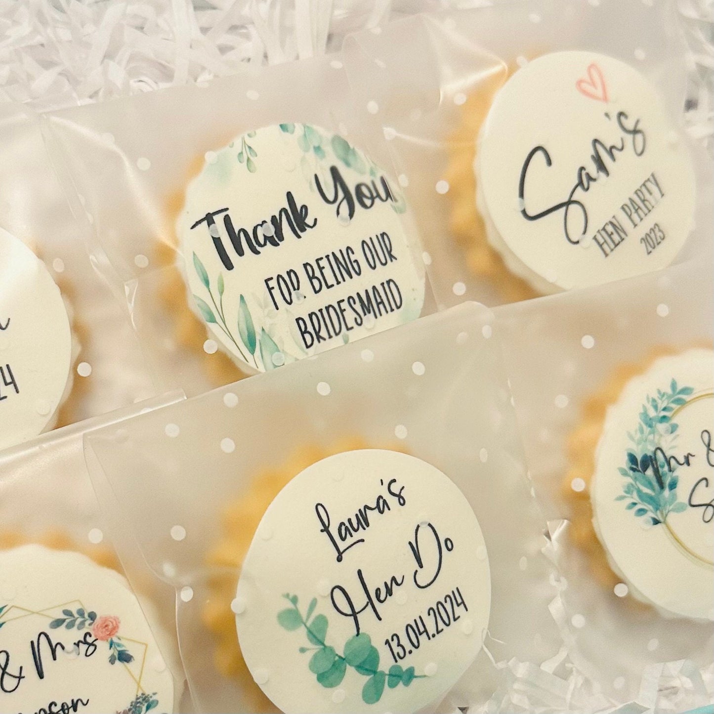 Personalised Birthday Favour Biscuits